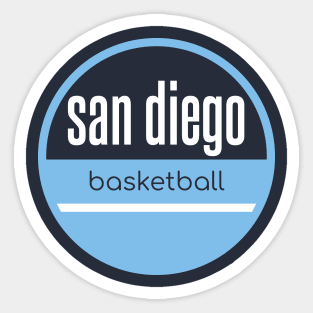 san diego basketball Sticker